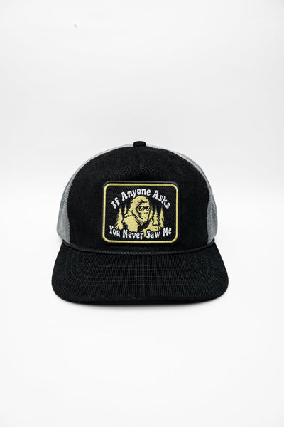Never Saw Me - Corduroy Snapback Hat