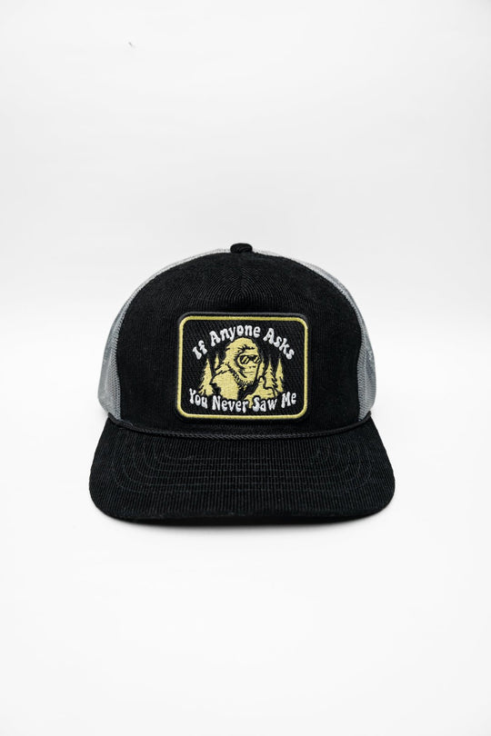 Never Saw Me - Corduroy Snapback Hat