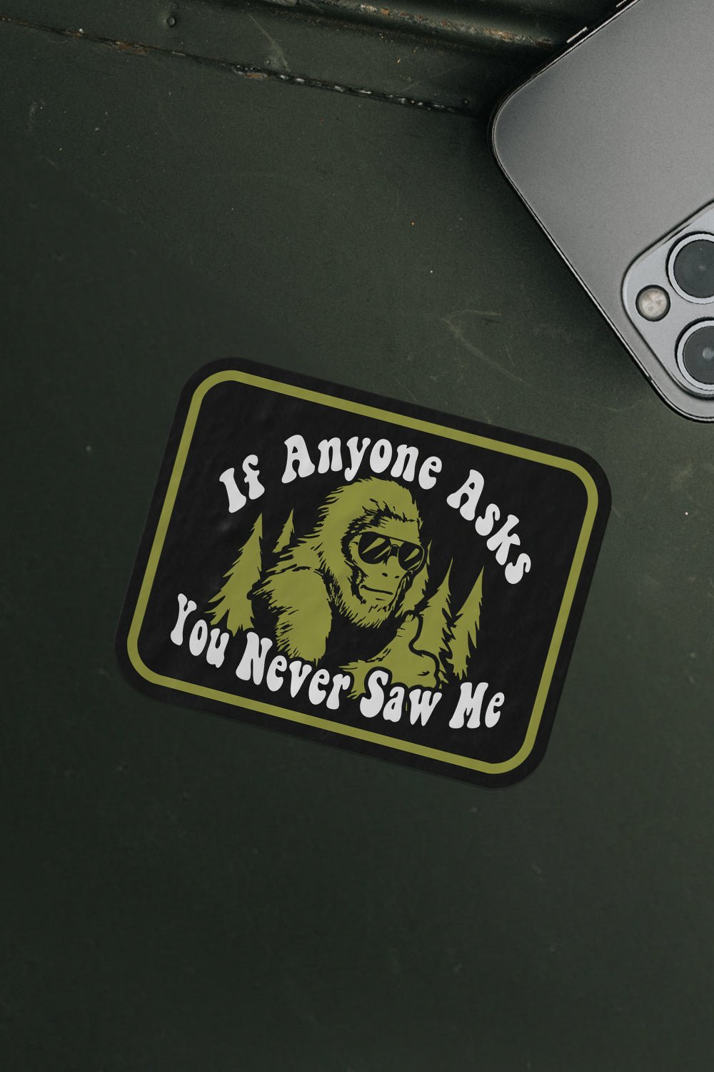 Never Saw Me - Sticker