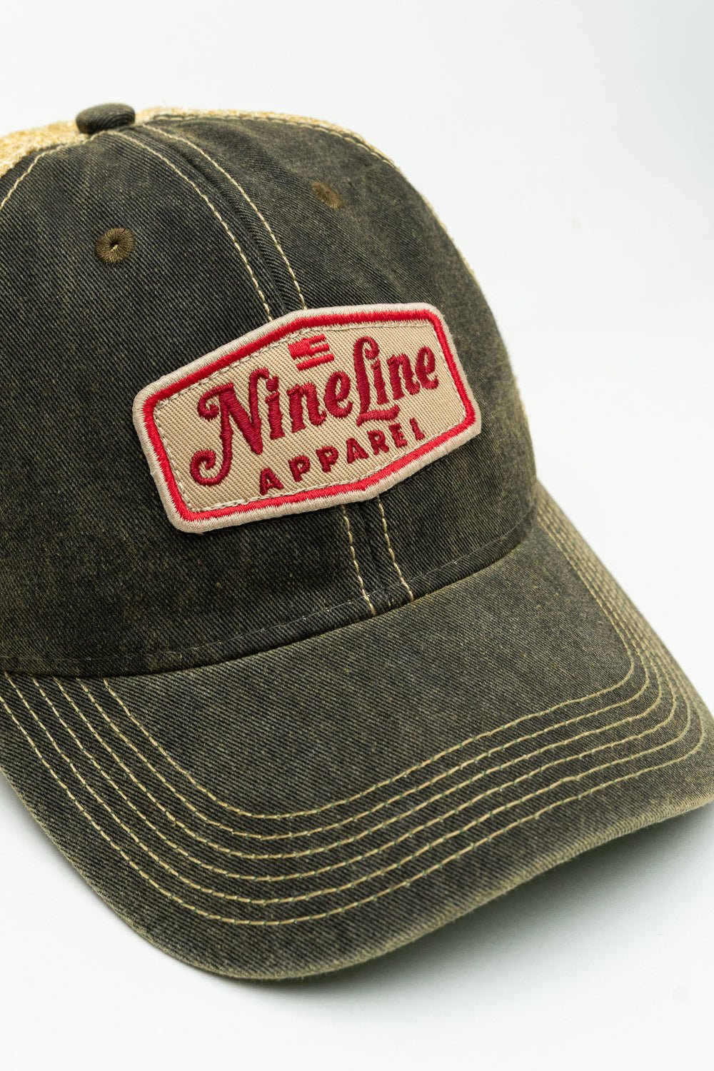 Nine Line Classic Logo - Old Favorite Mesh Back Trucker Hat