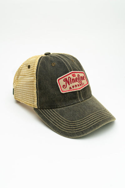 Nine Line Classic Logo - Old Favorite Mesh Back Trucker Hat