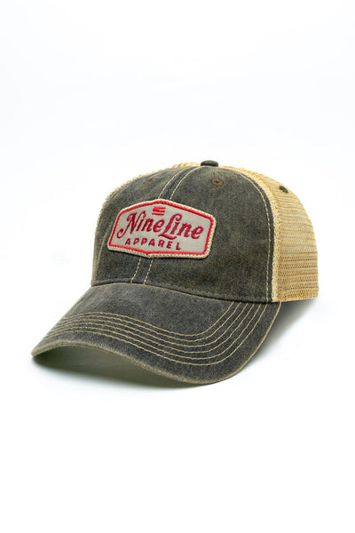 Nine Line Classic Logo - Old Favorite Mesh Back Trucker Hat