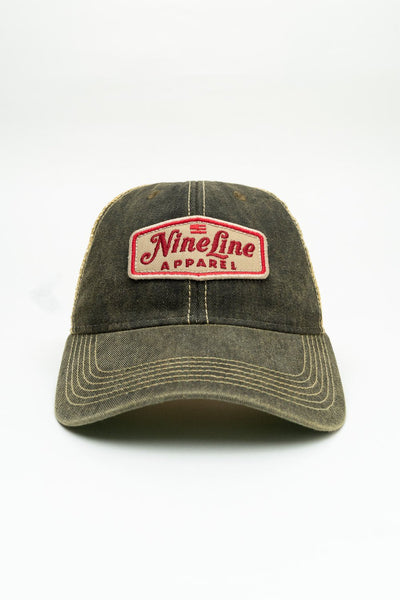 Nine Line Classic Logo - Old Favorite Mesh Back Trucker Hat