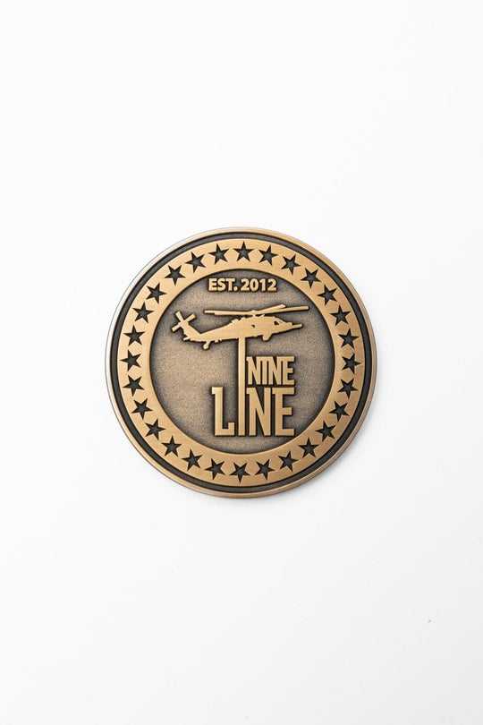 Nine Line Dropline Challenge Coin
