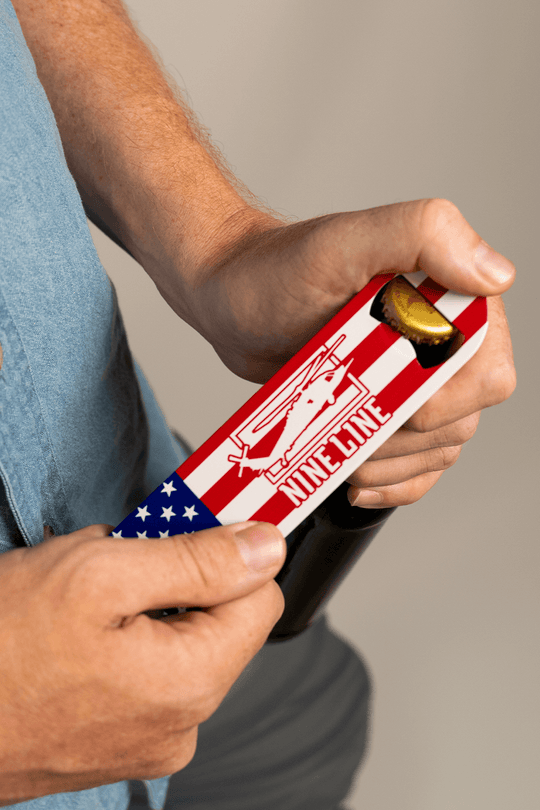 Nine Line Flag Bar Key Bottle Opener