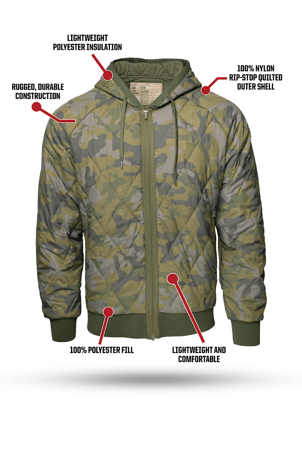 Nine Line Full Zip Woobie