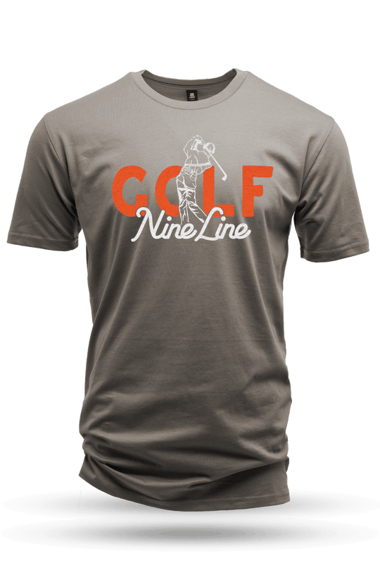 Nine Line Golf Army - Men's Premium Cotton T-shirt