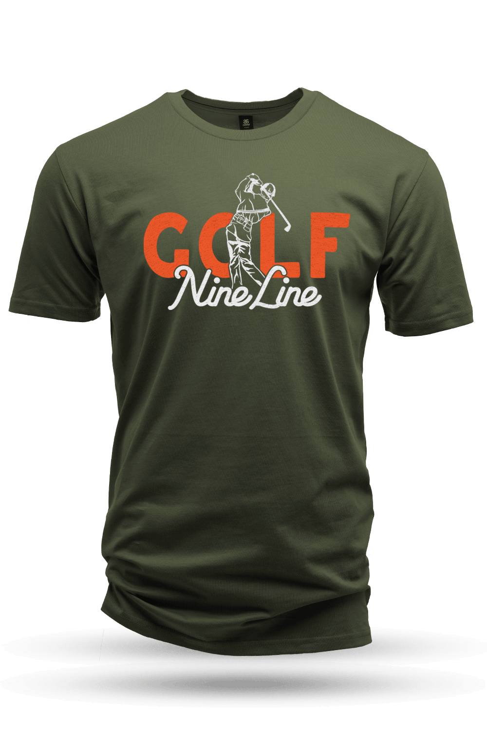 Nine Line Golf Army - Men's Premium Cotton T-shirt