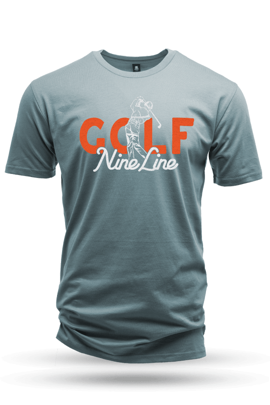 Nine Line Golf Army - Men's Premium Cotton T-shirt