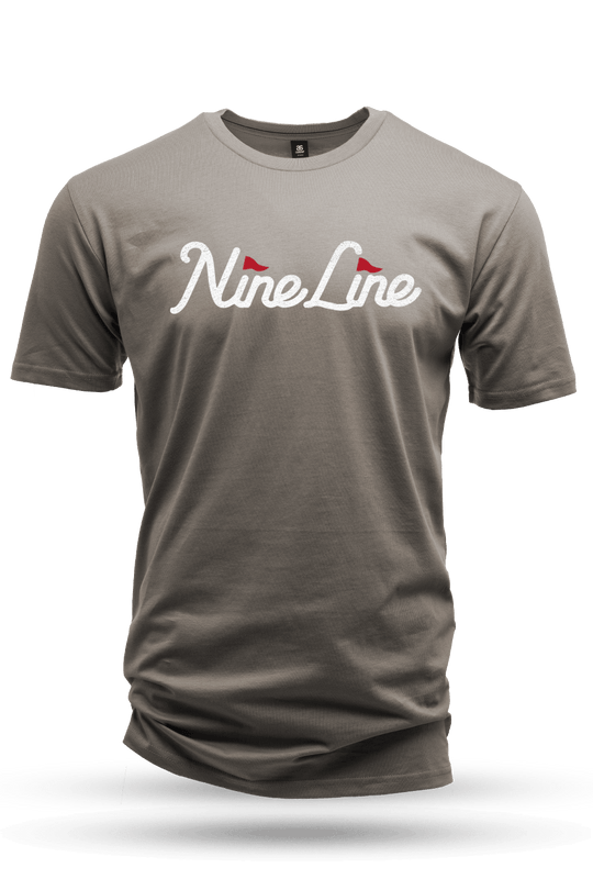 Nine Line Golf Flag - Men's Premium Cotton T-shirt