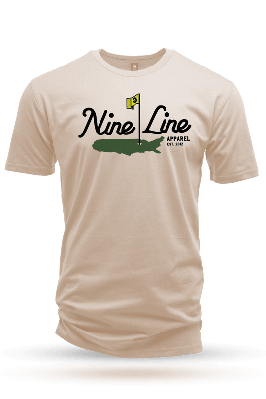 Nine Line Golf Master - Men's Premium Cotton T-shirt