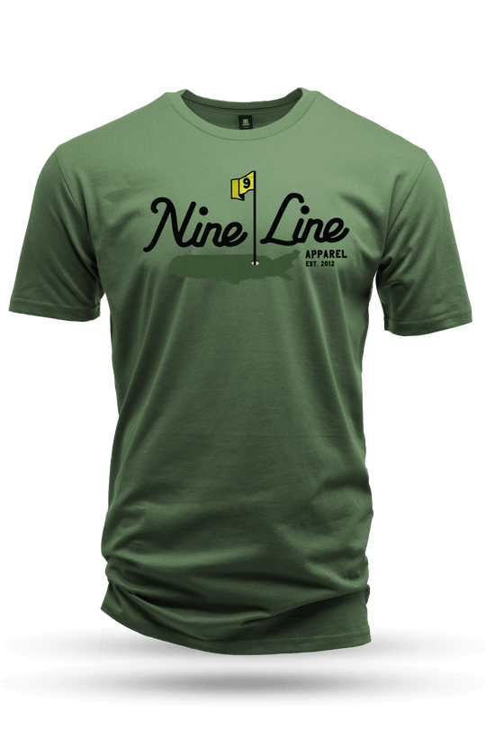 Nine Line Golf Master - Men's Premium Cotton T-shirt