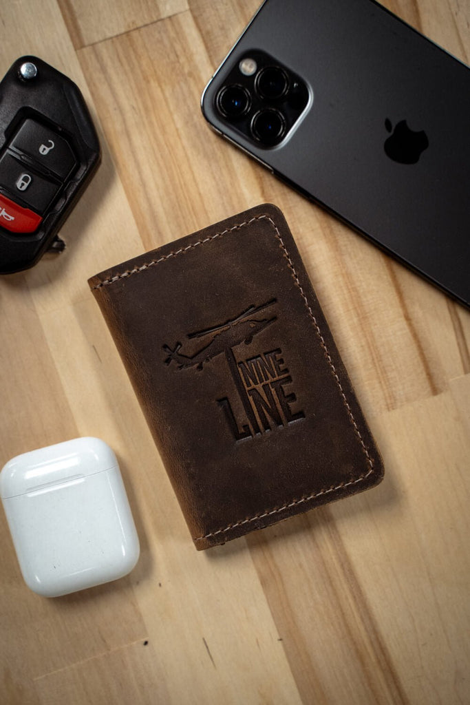 Handmade Leather Wallet – Nine Line Apparel