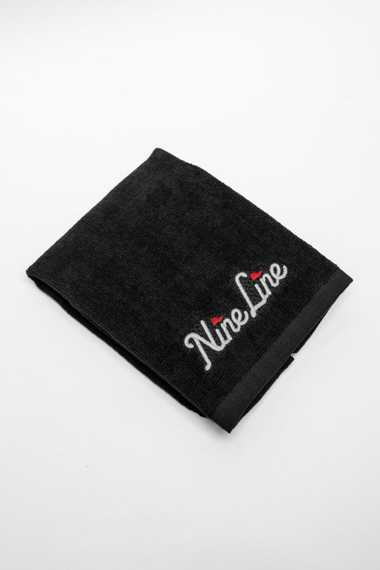Nine Line Pin Flag Logo Golf Towel