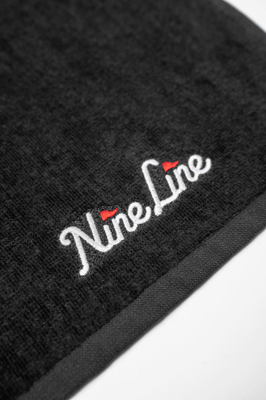Nine Line Pin Flag Logo Golf Towel