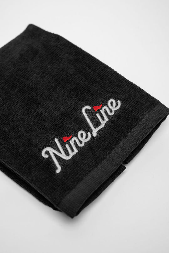 Nine Line Pin Flag Logo Golf Towel