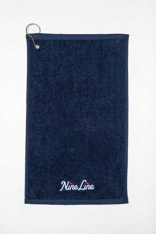 Nine Line Pin Flag Logo Golf Towel