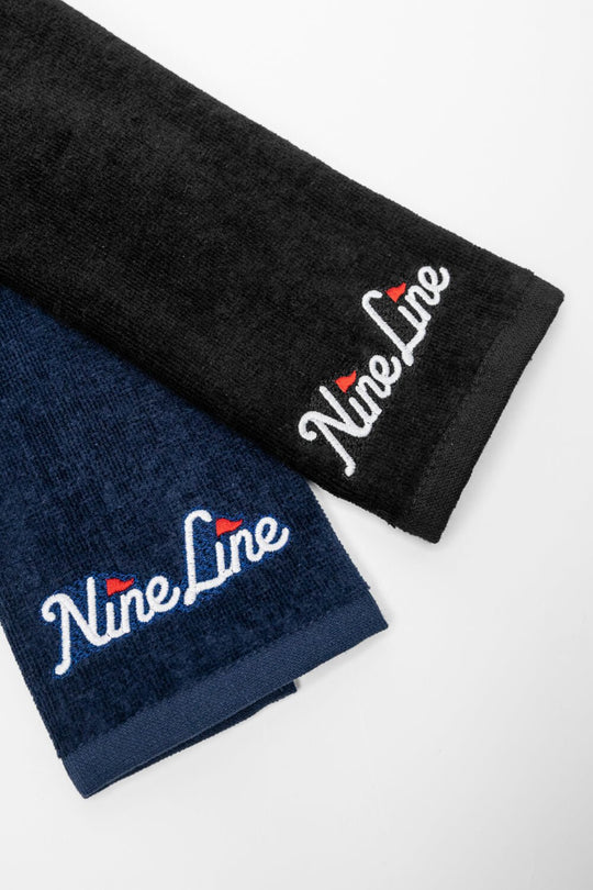 Nine Line Pin Flag Logo Golf Towel