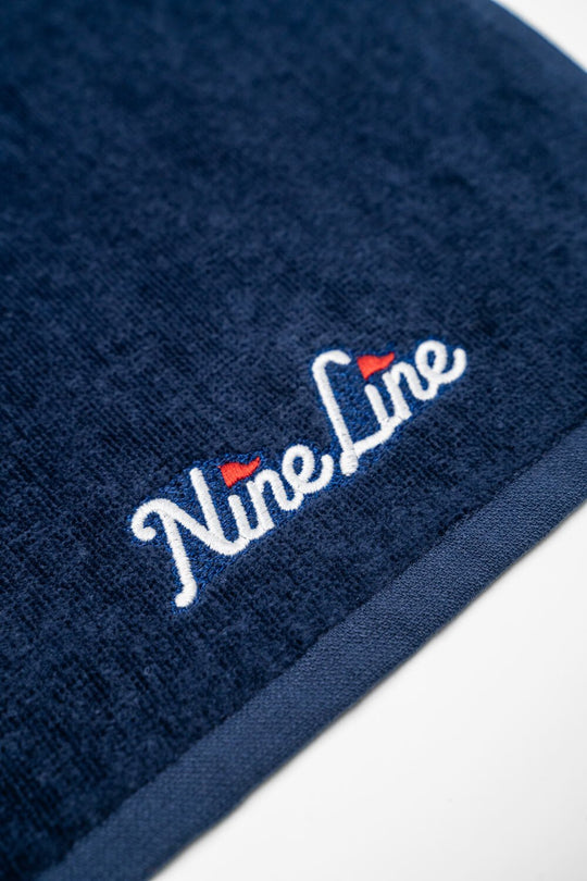 Nine Line Pin Flag Logo Golf Towel