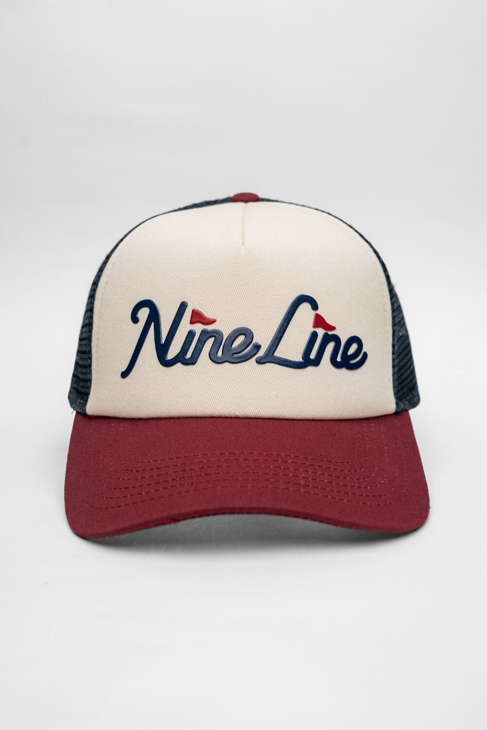 Nine Line Pin Flag Logo Trucker Hat