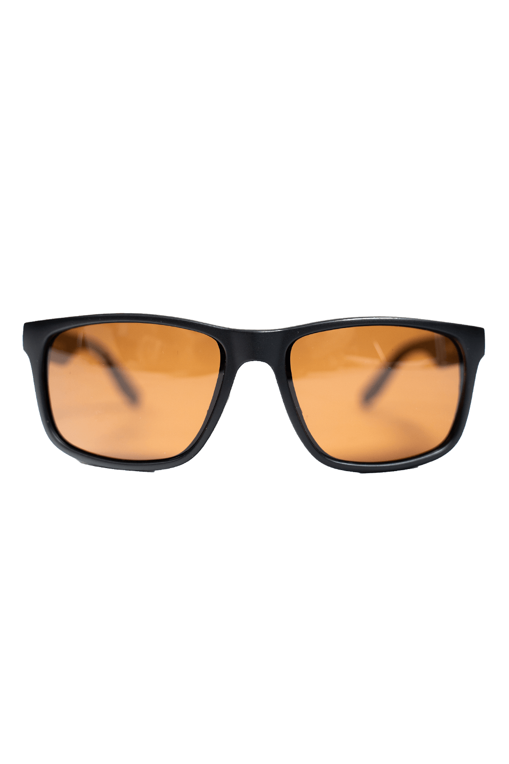 Nine Line Sunglasses Black Frame Brown Lens