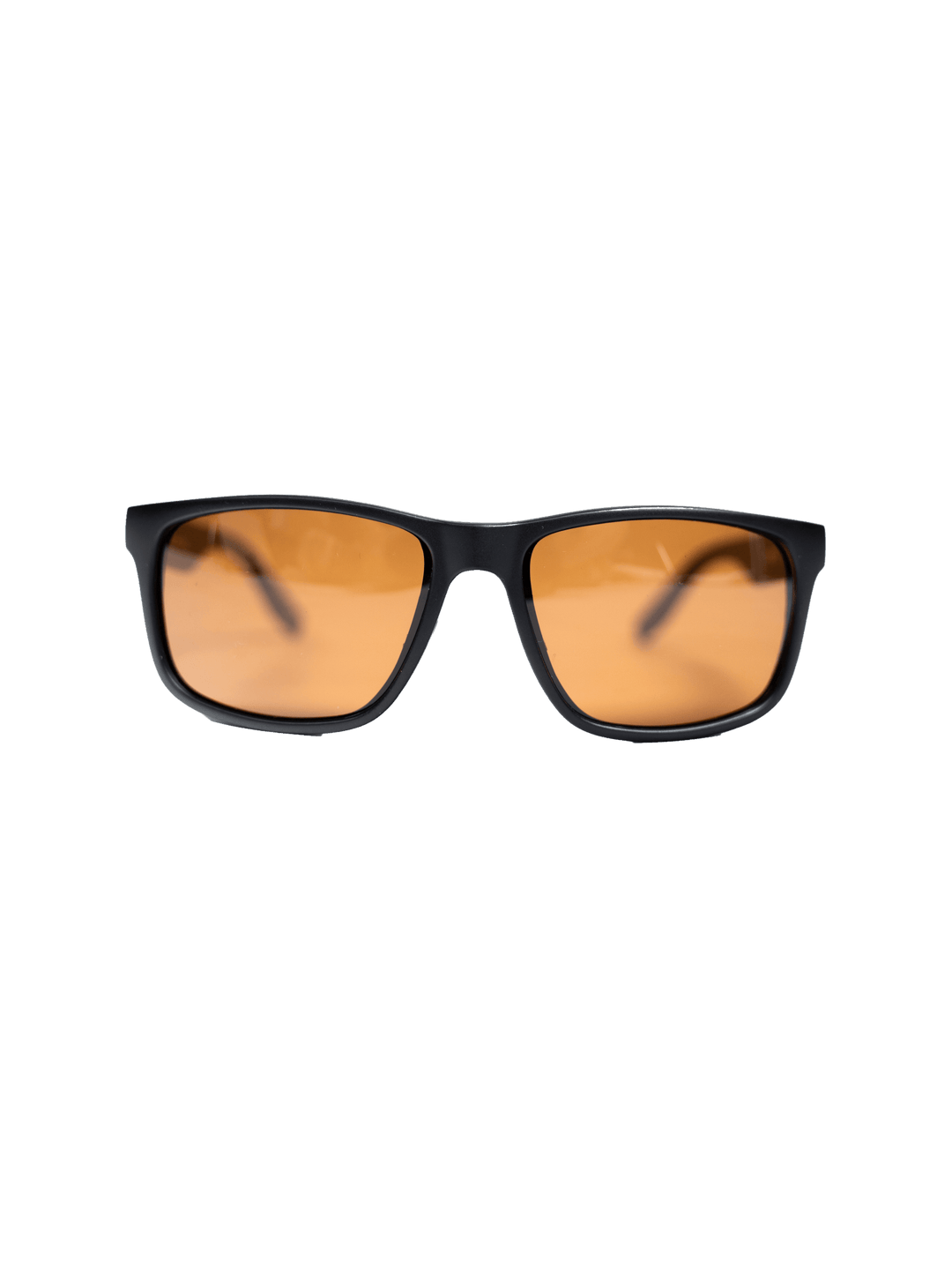 Nine Line Sunglasses Black Frame Brown Lens