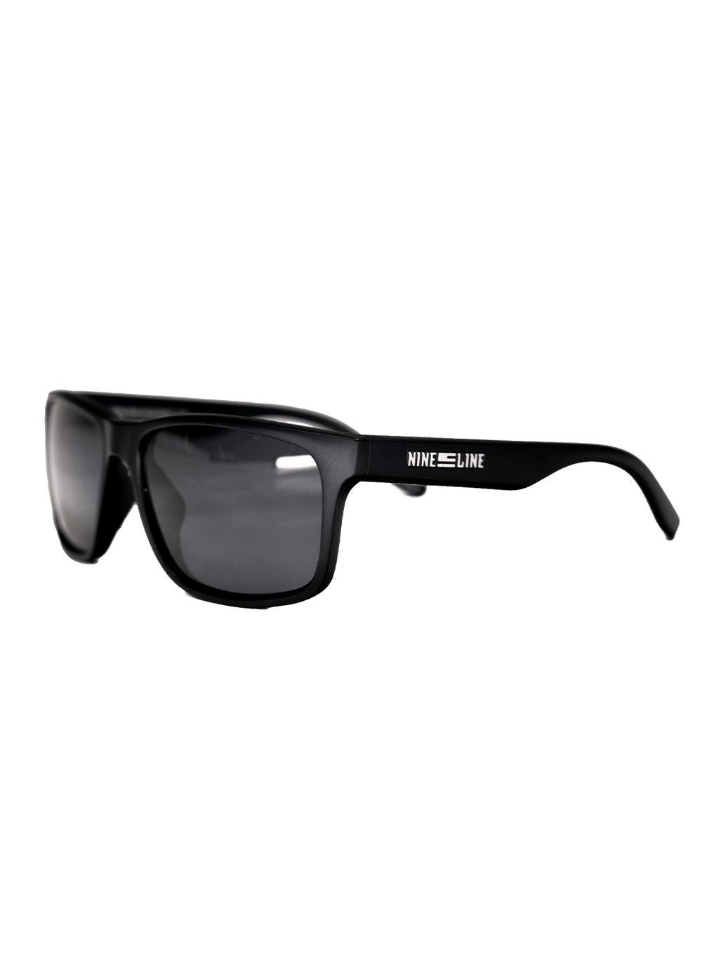 Nine Line Sunglasses Black Frame Smoke Lens