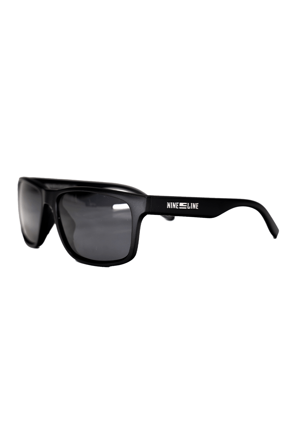 Nine Line Sunglasses Black Frame Smoke Lens