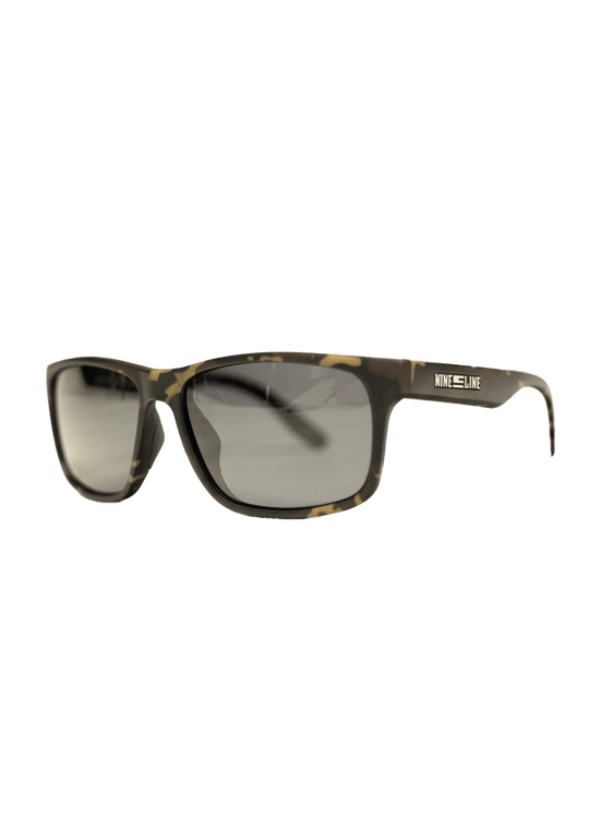 Nine Line Sunglasses Woodland Frame Green Lens