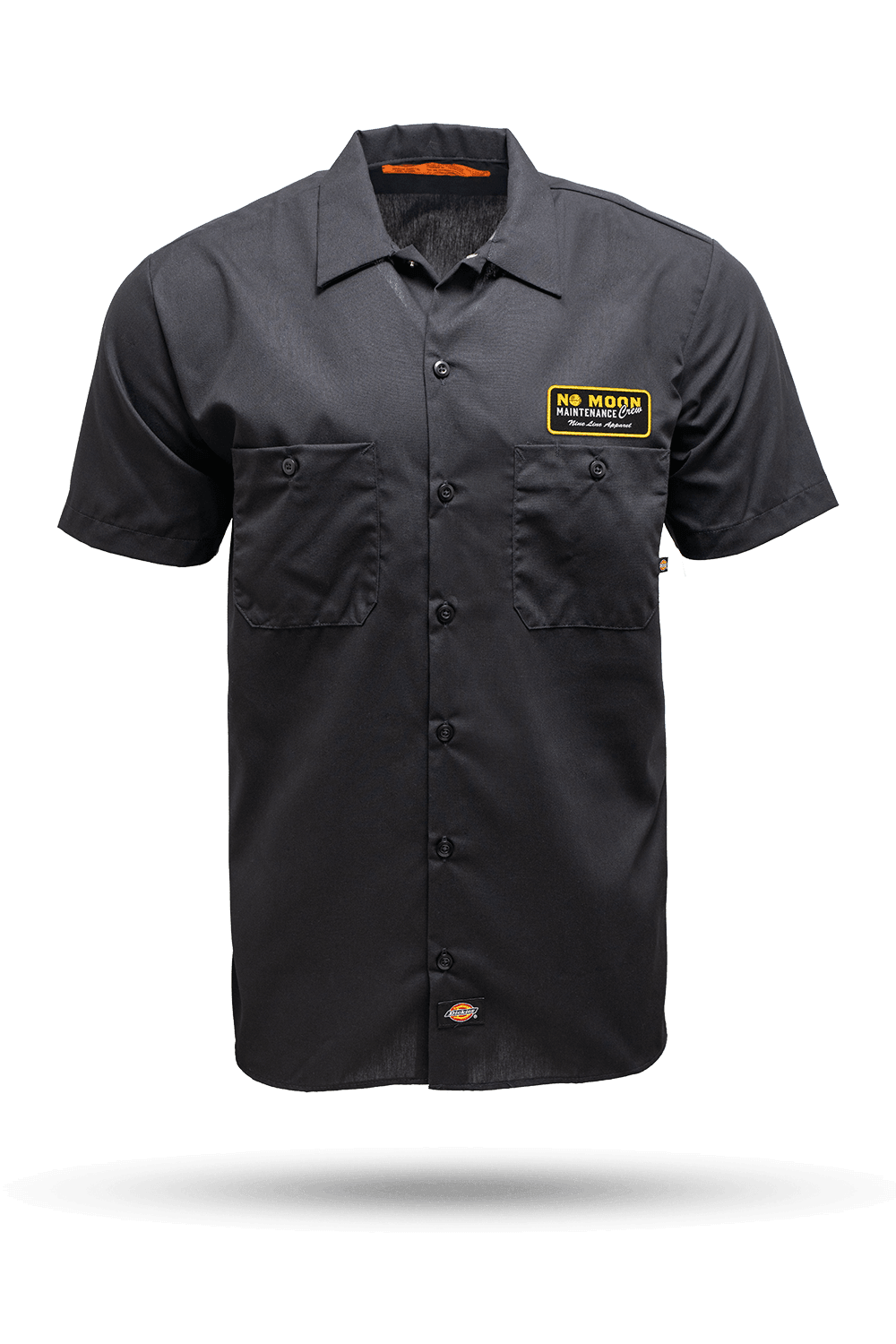NO MOON CREW Short Sleeve Dickies Work Shirt