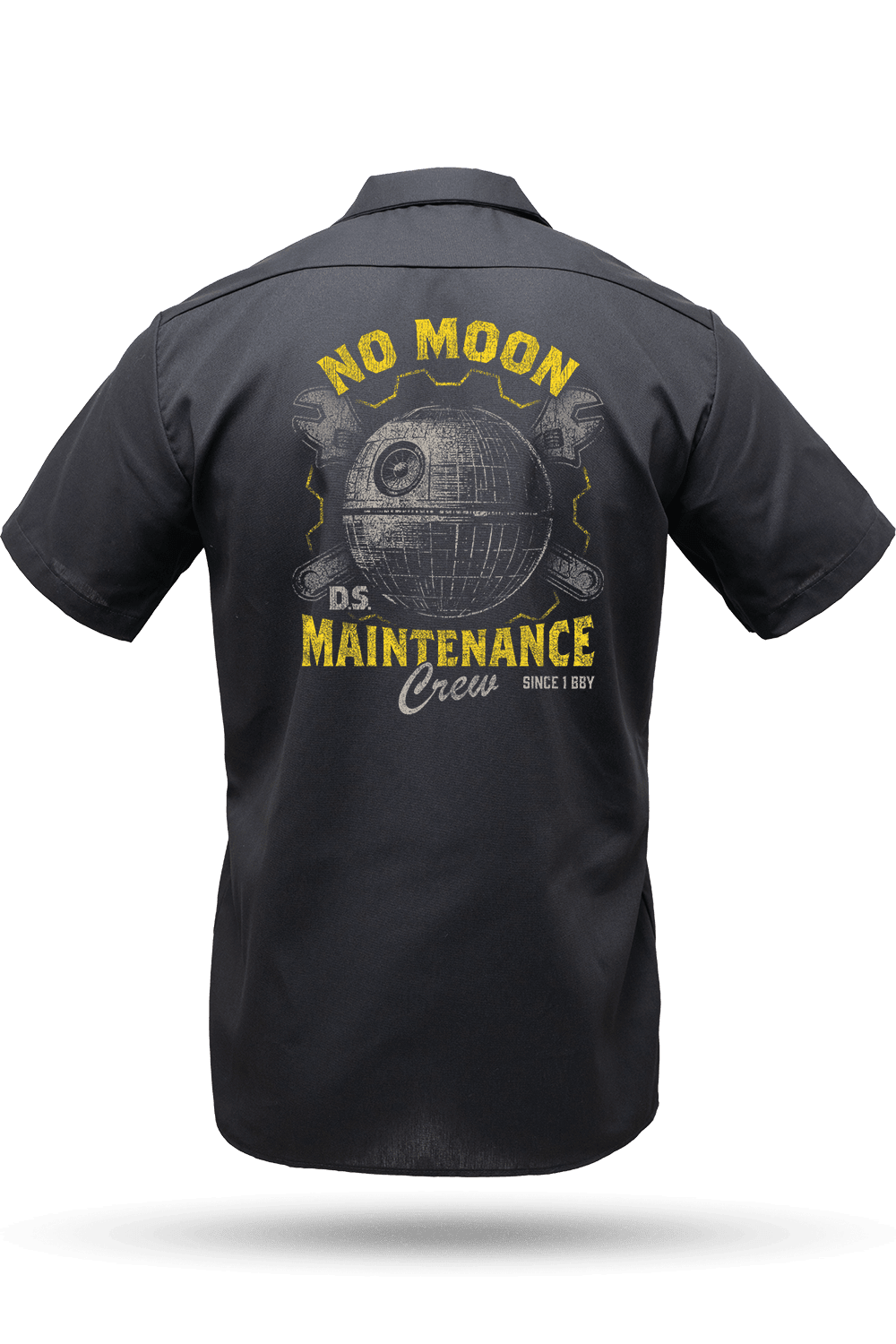 NO MOON CREW Short Sleeve Dickies Work Shirt
