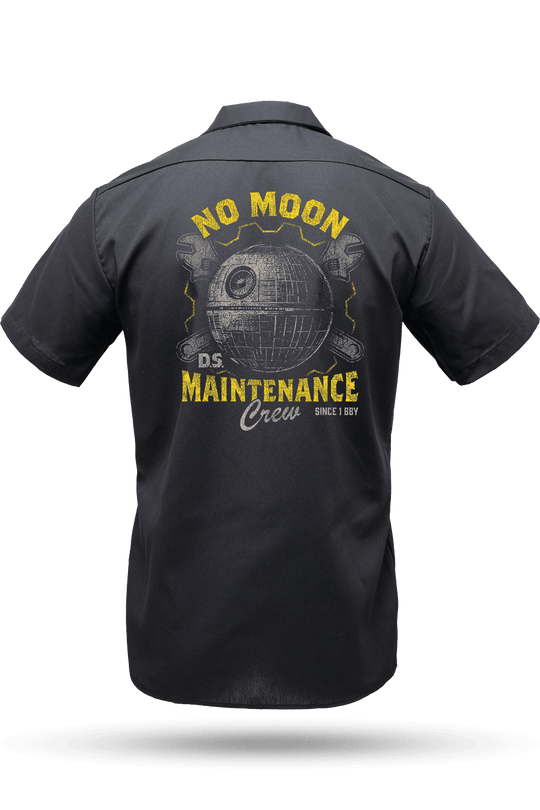 NO MOON CREW Short Sleeve Dickies Work Shirt