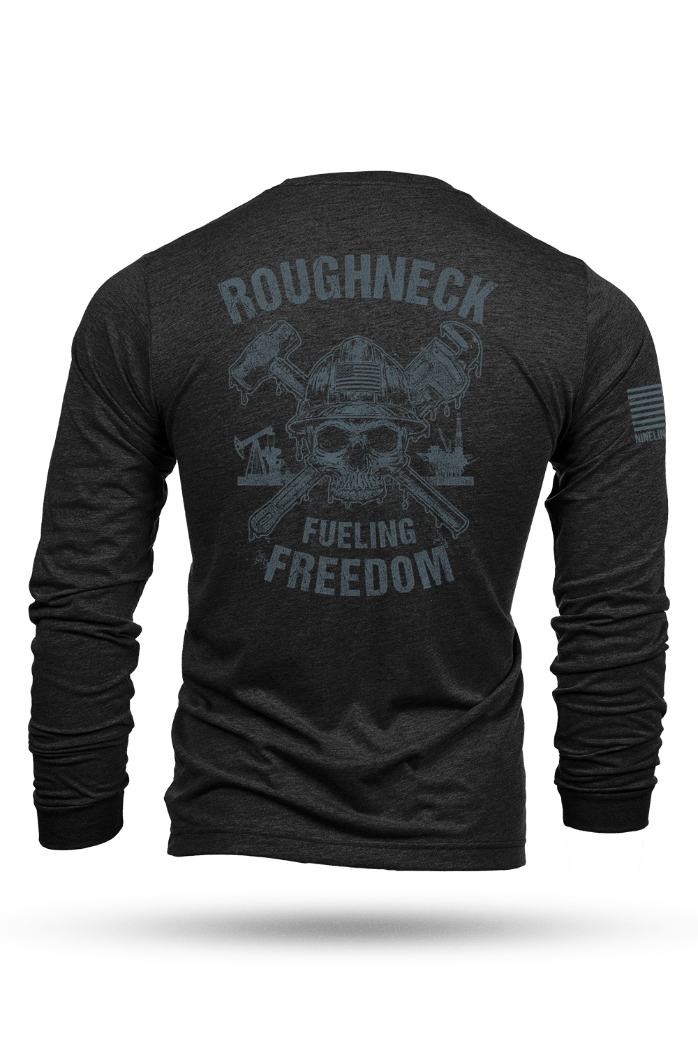 Oil Rig / Americana - Long - Sleeve Shirt