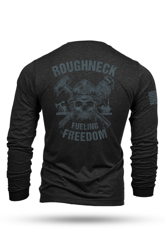 Oil Rig / Americana - Long - Sleeve Shirt