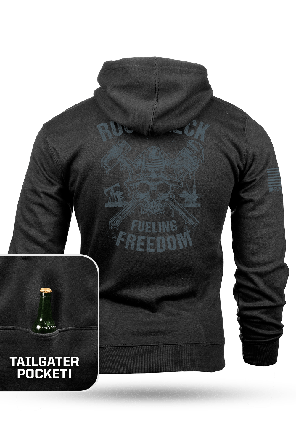Oil Rig / Americana - Tailgater Hoodie