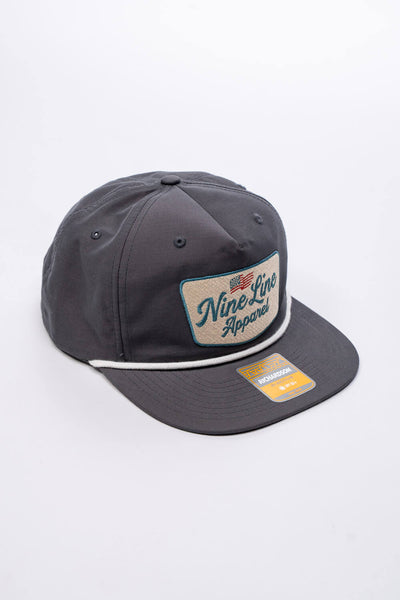 Old School Script Patch - Richardson Flat Bill Hat