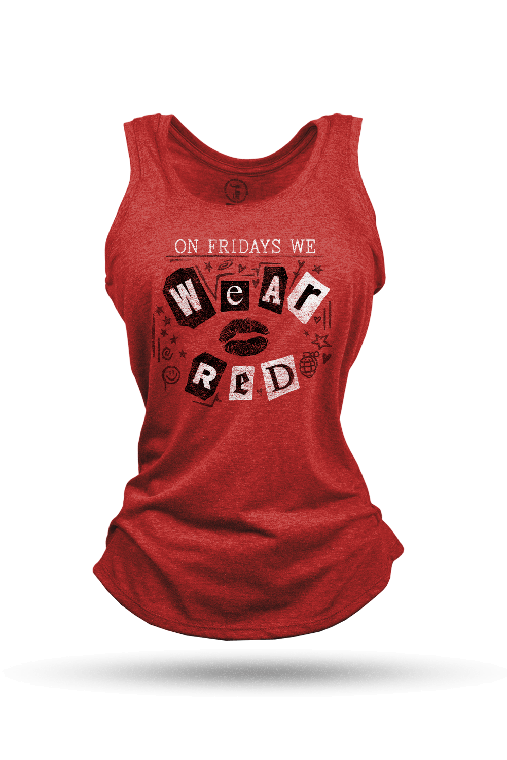 On Fridays We Wear RED - Women's Racerback Tank