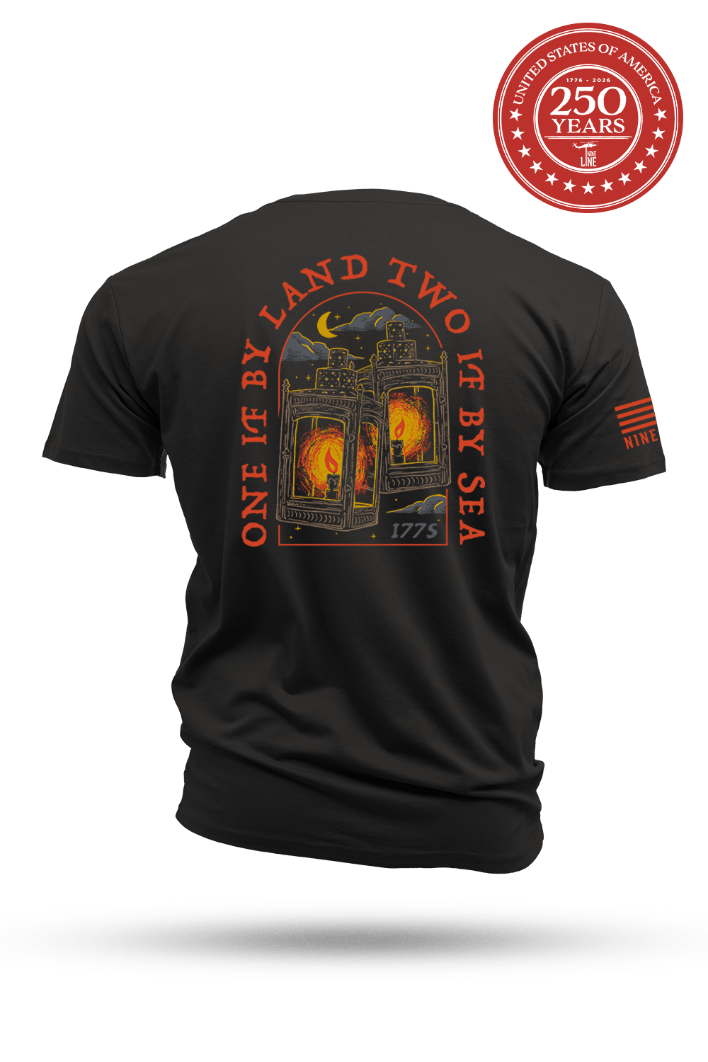 One if by Land, Two if by Sea - Cotton T-Shirt
