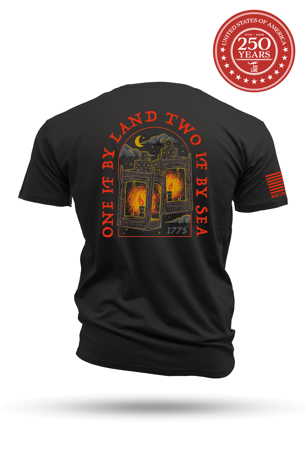 One if by Land, Two if by Sea - Cotton T-Shirt