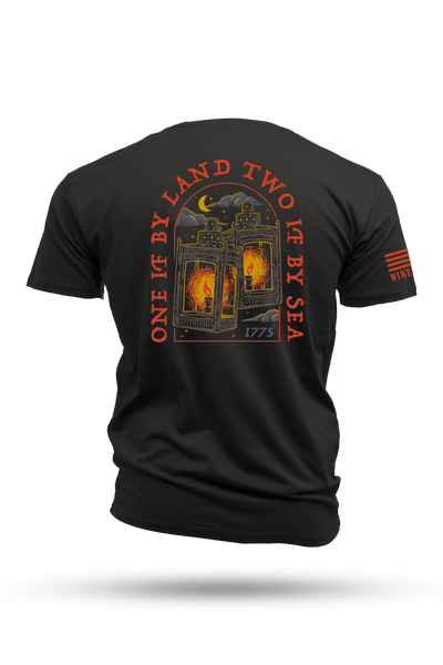 One if by Land, Two if by Sea - Cotton T-Shirt