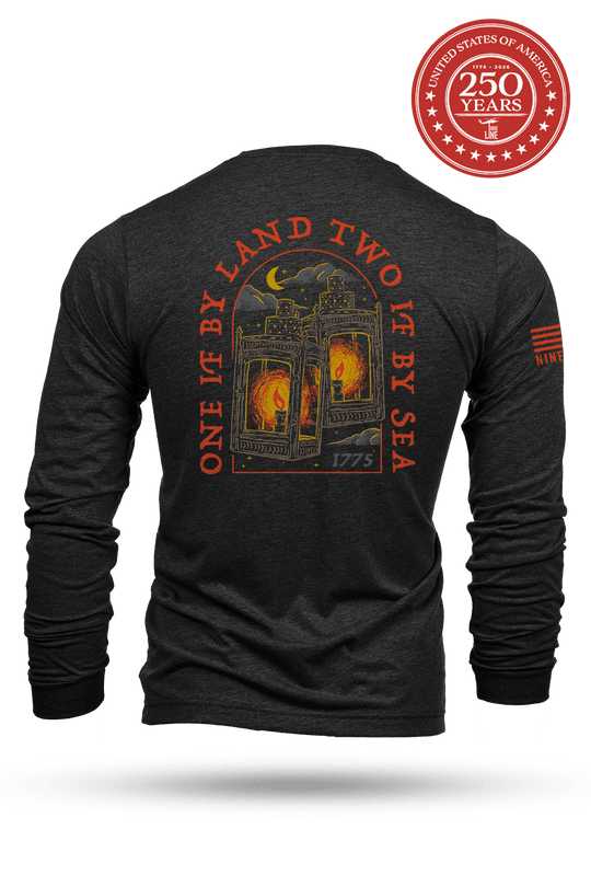 One if by Land, Two if by Sea - Long - Sleeve Shirt
