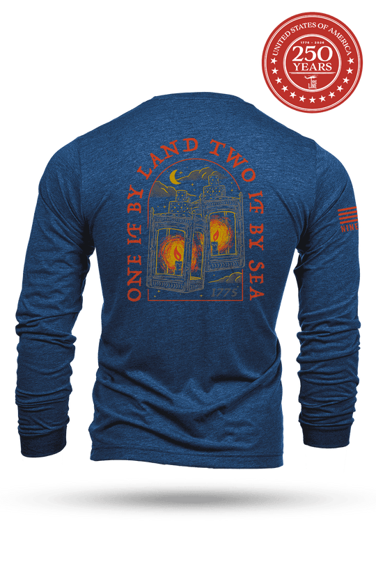 One if by Land, Two if by Sea - Long - Sleeve Shirt