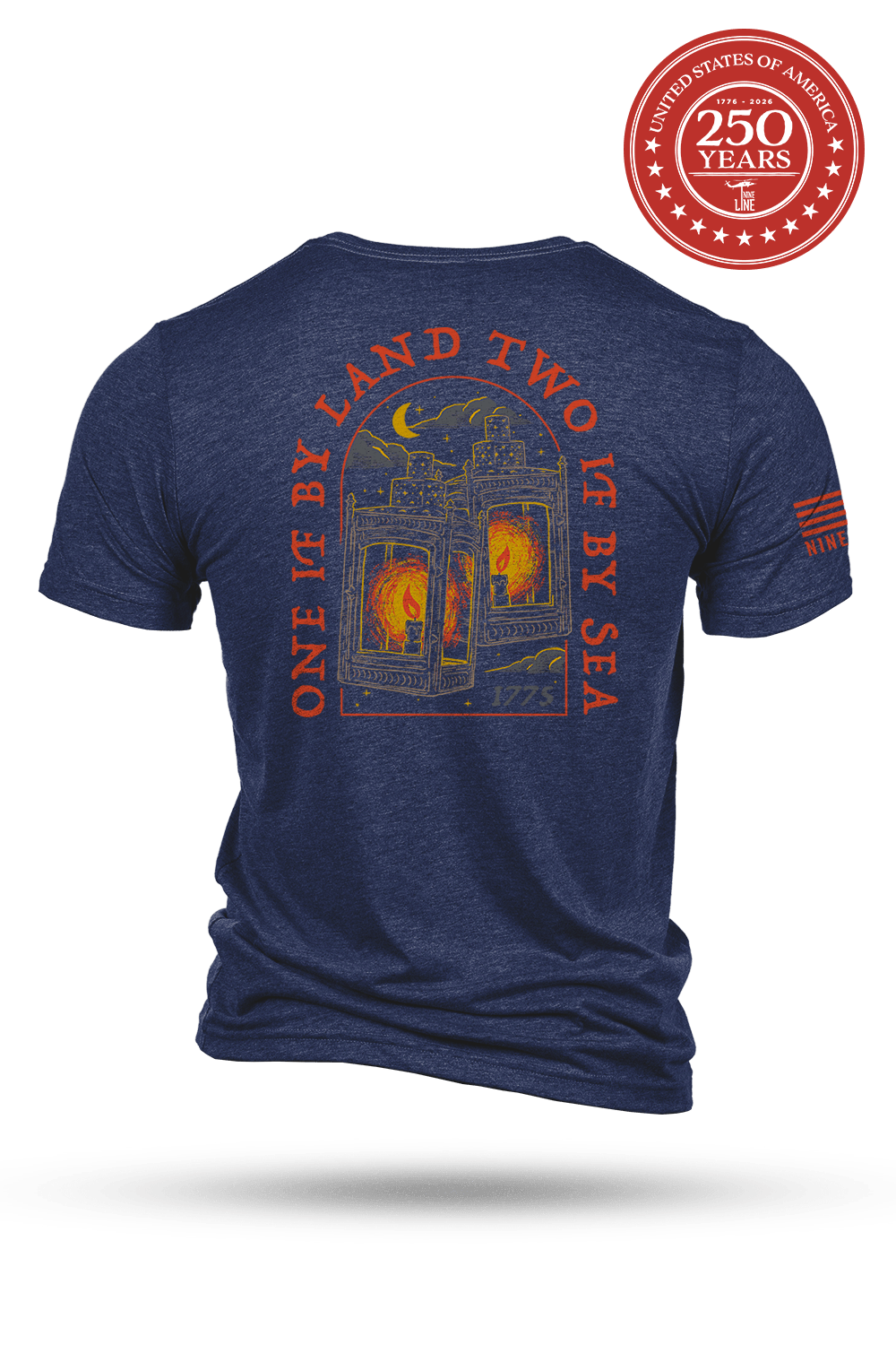 One if by Land, Two if by Sea - T-Shirt