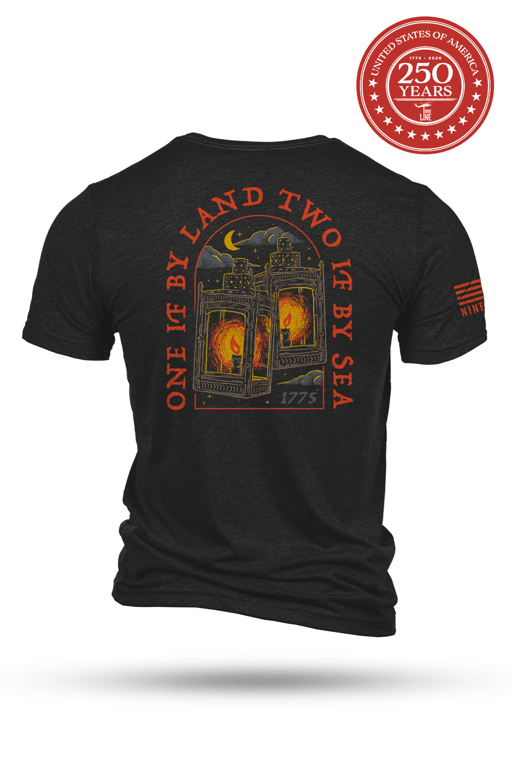 One if by Land, Two if by Sea - T-Shirt