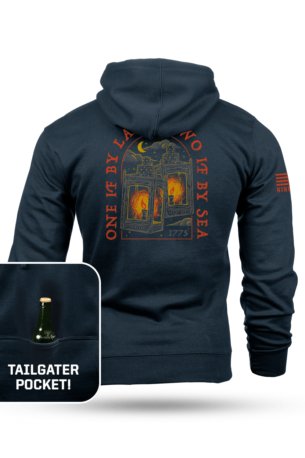 One if by Land, Two if by Sea - Tailgater Hoodie