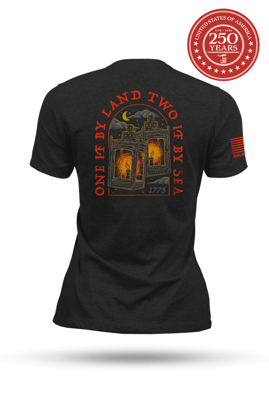 One if by Land, Two if by Sea - Women's T-Shirt
