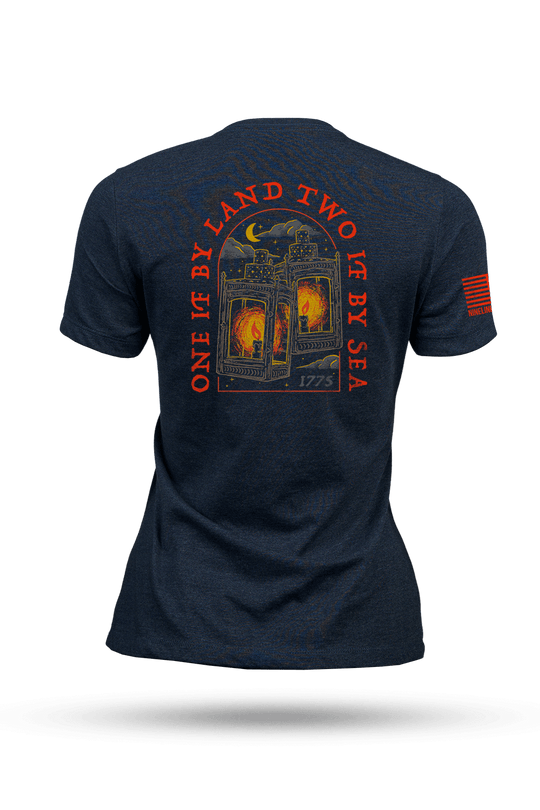 One if by Land, Two if by Sea - Women's T-Shirt