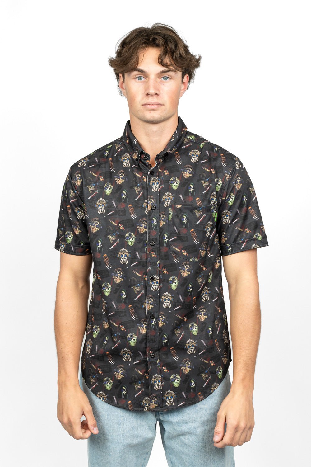 Own The Night - Short Sleeve Button Down