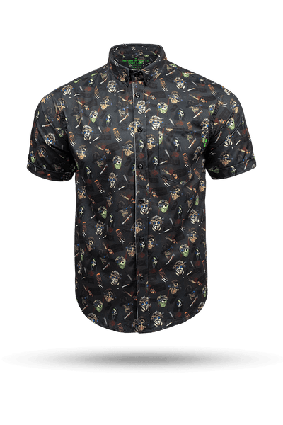 Own The Night - Short Sleeve Button Down
