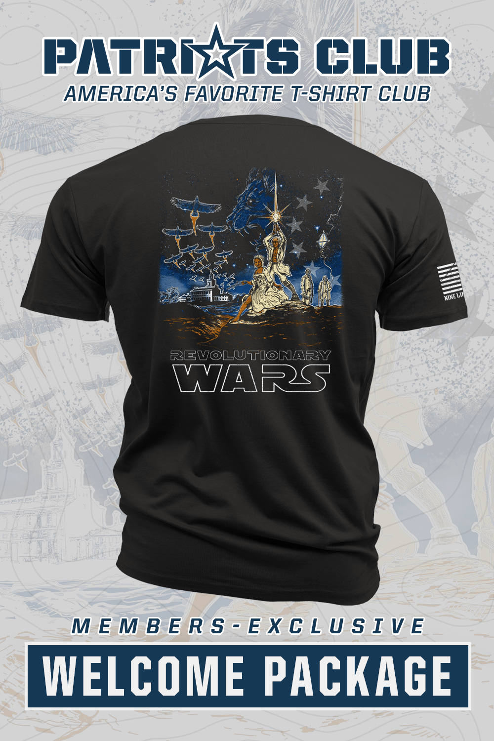 Patriots Club Sign Up - Join America's Favorite T-Shirt Club